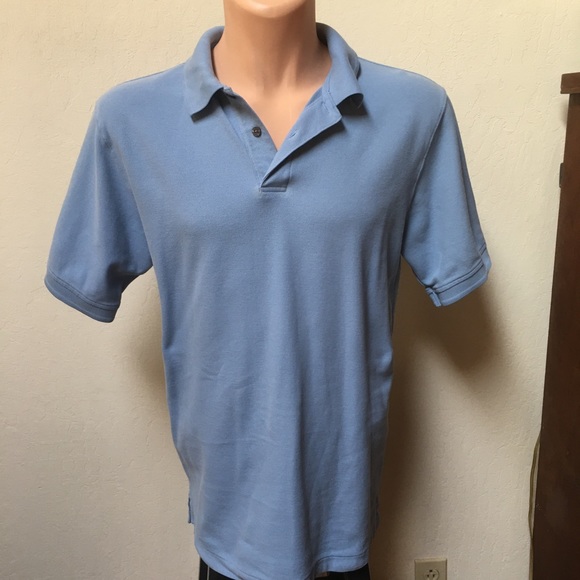 LL Bean Blue Polo Shirt Men’s M - Picture 2 of 7